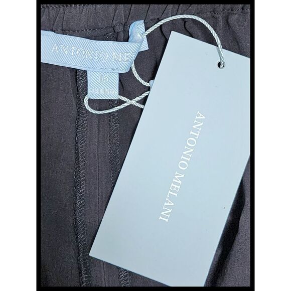 NWT Antonio Melani Delilah Washable Silk Shorts Pull On Black 16 NEW - Picture 4 of 8